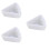 3Pcs Non-Stick White Silicone Cheese Mold for Home Baking Use 7