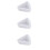 3Pcs Non-Stick White Silicone Cheese Mold for Home Baking Use 8