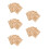 5Sets Bouwmodel 3D Kind Gouden Midden-Oost Design 4