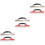 6Pcs Durable Car Window Cleaner Car Wiper Easy Grip Assorted 5