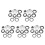 35St Stuurpen Kit Motorfiets Duurzaam Stevig Legering 6