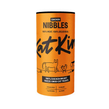 KatKin Chicken Nibbles (50g Tube): 100% Breast Freeze-Dried Cat