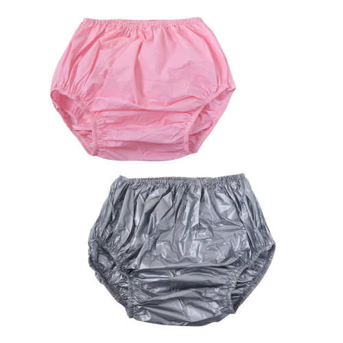 Adult Incontinence Plastic Pants Water-Resistant Reusable 2
