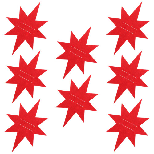 32Pcs Christmas Red Felt Cutlery Holders Tree Shape Party Decor 1