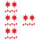 32Pcs Christmas Red Felt Cutlery Holders Tree Shape Party Decor 9