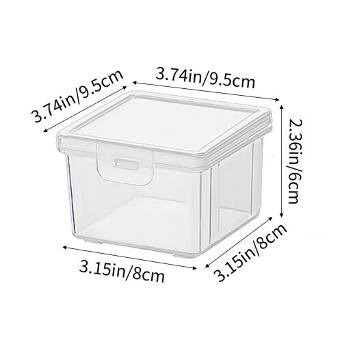 Magnetische kruidenpotjes van plastic, set van 8 2