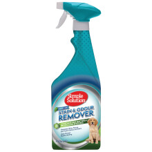 Simple Solution Pet Stain and Odour Remover, Enzymatic Cleaner with Pro-Bacteria Cleaning Power- Rainforest Fresh 750ml