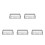 5Pcs Waterproof Outlet Box Cover 86 Type Adhesive Socket Protector 6