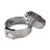 42 stk slangeklemmer i rustfritt stål, rørfeste, sølv 2