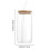 Mug cola gloine borosilicate 16oz le clúdach adhmaid 3