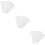 18Pcs Vertical Blinds Repair Tabs Replacement Clips White Aluminum 11