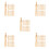 55Pièces Support D'aiguille Feutrage Bois Beige Ergonomique Couture 6