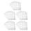 125Sheets Disposable Silver Aluminum Foil Lash Glue Stickers 2
