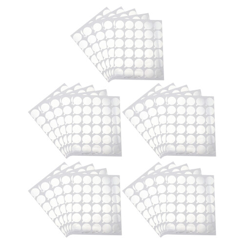 125Sheets Disposable Silver Aluminum Foil Lash Glue Stickers 1