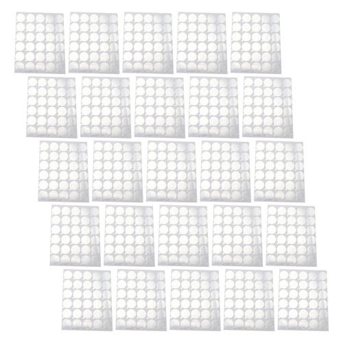 125Sheets Disposable Silver Aluminum Foil Lash Glue Stickers 2
