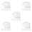 125Sheets Disposable Silver Aluminum Foil Lash Glue Stickers 4