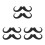 6Pièces Moustaches Fausses Décoratives Pour Fêtes Et Spectacles 10