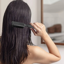 Fade Brush Comb Scissors Cleaning Brush Barber Shop Skin Fade Vintage Oil Shape Carving Cleaning Brush