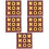 5Sets Gold Kinder Schachbrett Intelligentes Lernspielzeug 7