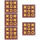 5Sets Gold Kinder Schachbrett Intelligentes Lernspielzeug 11