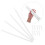8Pcs Plastic Curtain Rods for Blinds Versatile Length Adjustable Wands 11