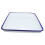 Elegant White Enamel Rectangular Serving Tray for Bread Fruit and Appetizer Use 3