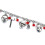 Silver Alloy Horror Movie Charm Bracelet 3