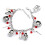Silver Alloy Horror Movie Charm Bracelet 4