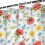 Cortina de chuveiro com estampa floral, 84x72 polegadas, com 12 ganchos. 3