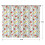 Cortina de chuveiro com estampa floral, 84x72 polegadas, com 12 ganchos. 5