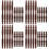 40Stk Drillbit Set Impact Schraubbit Verlängerung Robust Dunkelbraun 7
