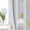 Light-Filtering Curtains Greyish White 52x102 Inch Gold 3
