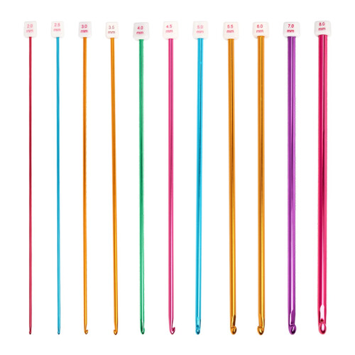 Warkul Crochet Tool Kit with 11 Pcs Hooks and Needles 1