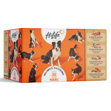 HiLife Adult Wet Dog Food, Mixed Chicken Recipes, Complete Dog Food Pouches, 100% Natural ingredients, Multipack Chicken with Duck, Beef, Tuna, Salmo