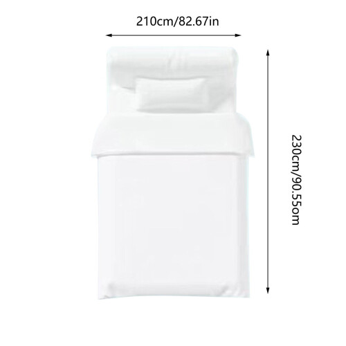 Queen Size Sheet Disposable Thickened Bed Sheet Double Size Portable For Hotel Trip 2