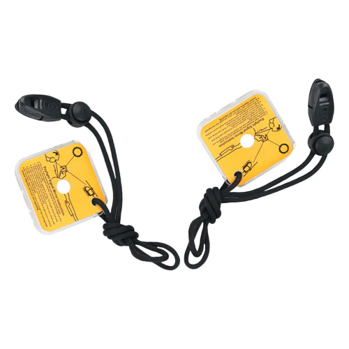10Pièces Réfléchissant Orange Durable Avec Lanière Pour Secours 2
