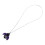 3Pièces De Violet Quartz Pendentif 2