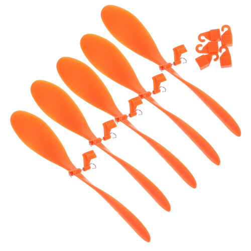 20Ensembles Hélices Plastiques Orange Pour Modèles DIY Éducatif 2