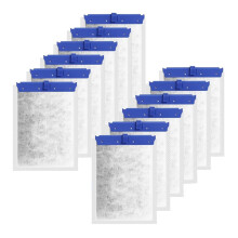 12 Pacotes de Cartucho de Filtro  para Filtros de Energia Tetra Whisper Bio-Bag 20i,40i/IQ20,30,45,60/PF20,30,40,60