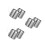 6Stk Frothing Cups Milch Kaffeekännchen Silber 7