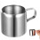6Stk Frothing Cups Milch Kaffeekännchen Silber 9