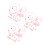 3Sets Schmuck Set Pink Armband Halskette Mit 8