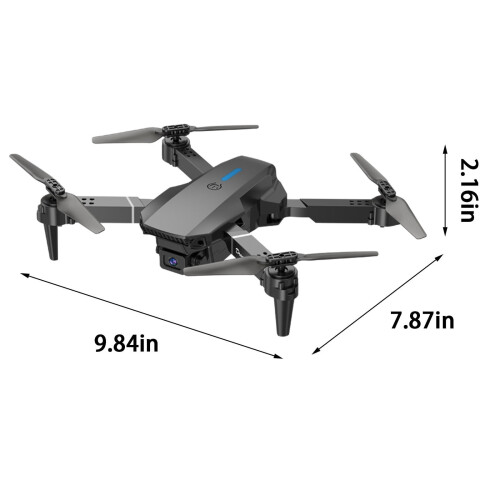 Drone pliable avec caméra 1080p, maintien d'altitude et 3 vitesses 2