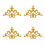 4Pièces Applique PVC Décorations Murales Salle Séjour 8