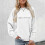 Damesweatshirt med kaffetema, plus size, rund hals, pullover 2