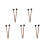 10Pièces Mallets Bois Durables Pour Batterie Mains Percussion Variées 6