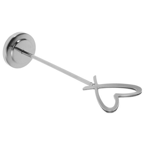 4Pièces Porte-Notes Cœur Design Pour Table Argenté Usage Festif 2
