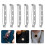 200Pièces Épingles 37Mm Argent Métal Pour Broches 9