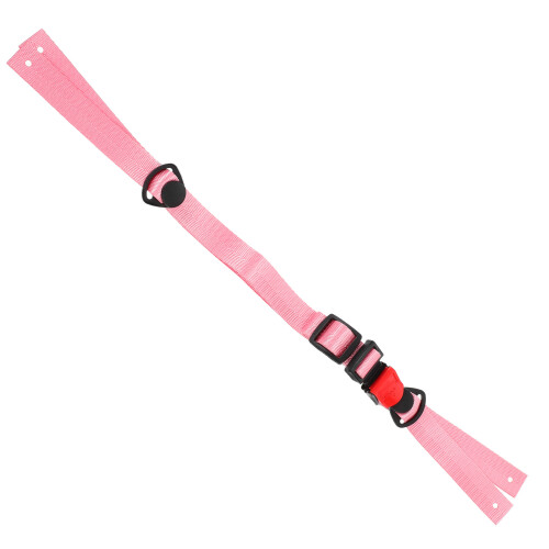 4Pièces Mentonnière Casque PP Rose Y Ajustable Confort 1