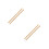 2Paires Baguettes Bambou Solides Pour Instruments De Percussion Beige 10